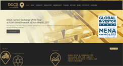 Desktop Screenshot of dgcx.ae